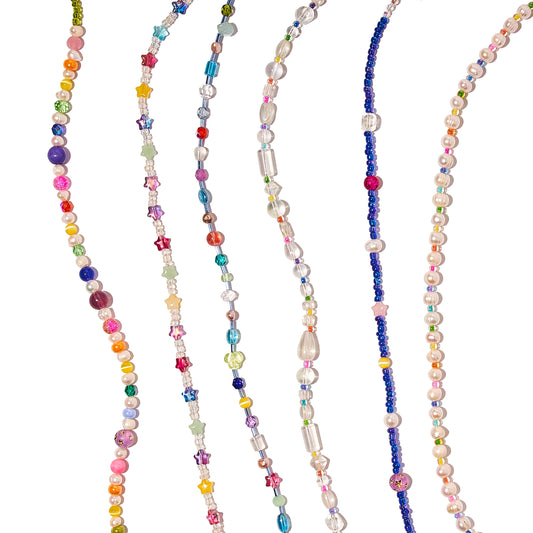 Rainbow Pearl  Necklace