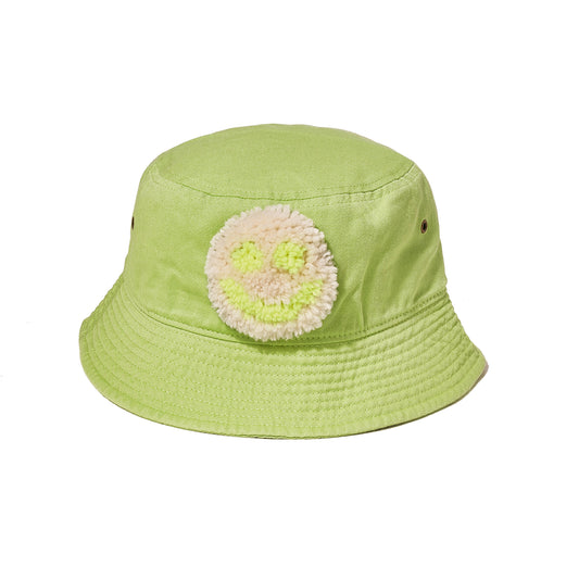 Lime Tufted Bucket Hat