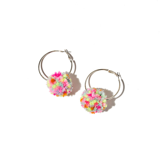 Confetti Pom-pom Earrings