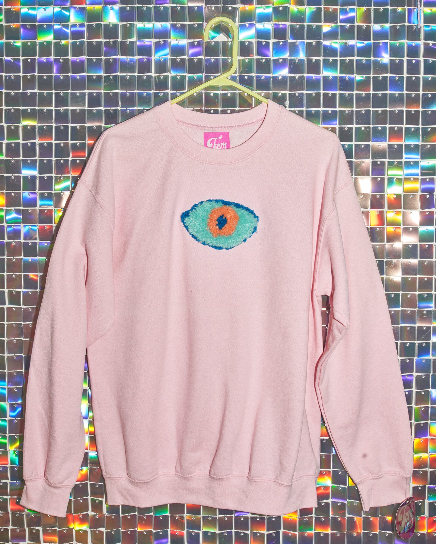 Tufted Evil Eye Sweatshirt