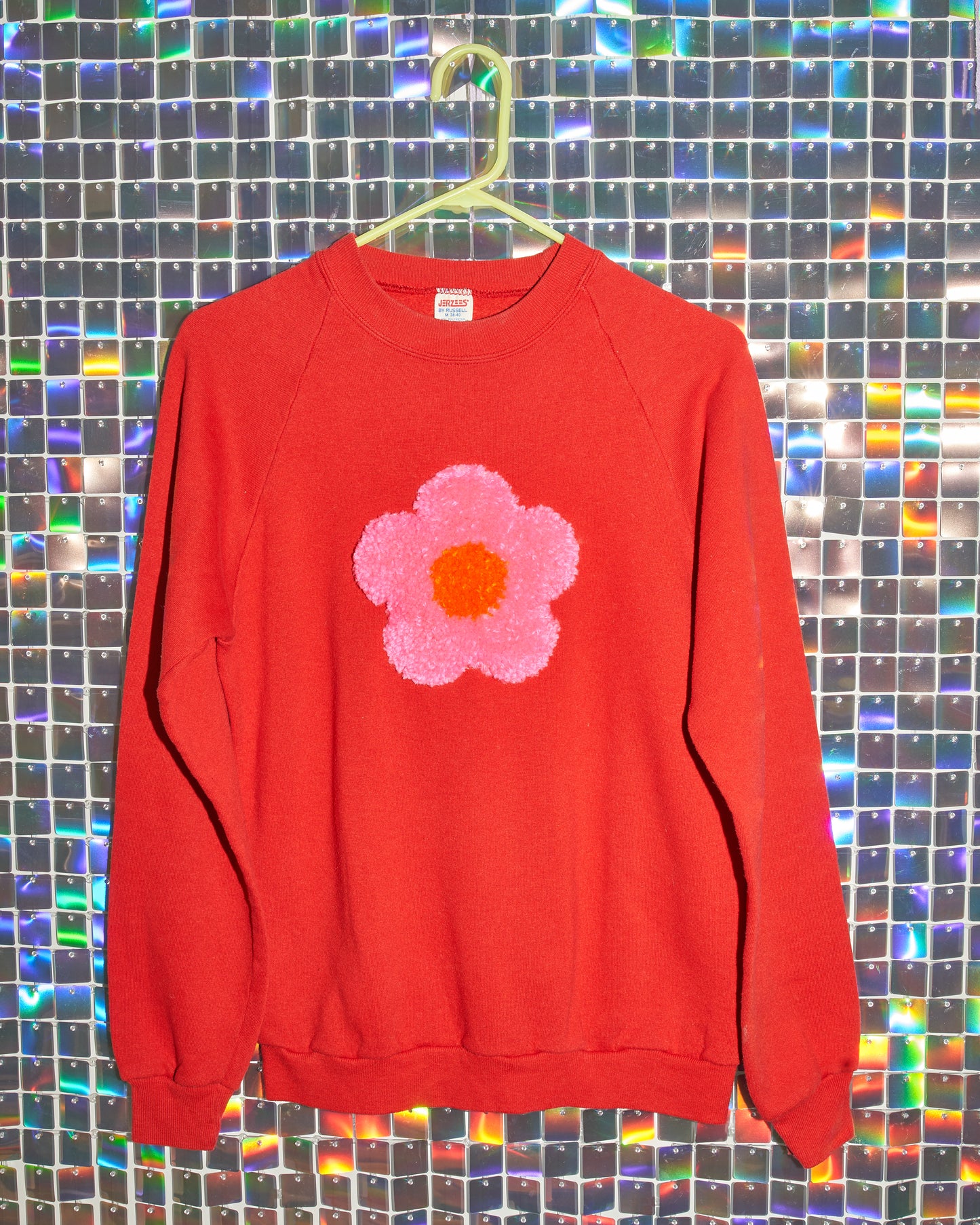 Tufted Flower Sweatshirt