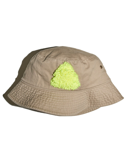 Tufted Khaki Bucket Hat