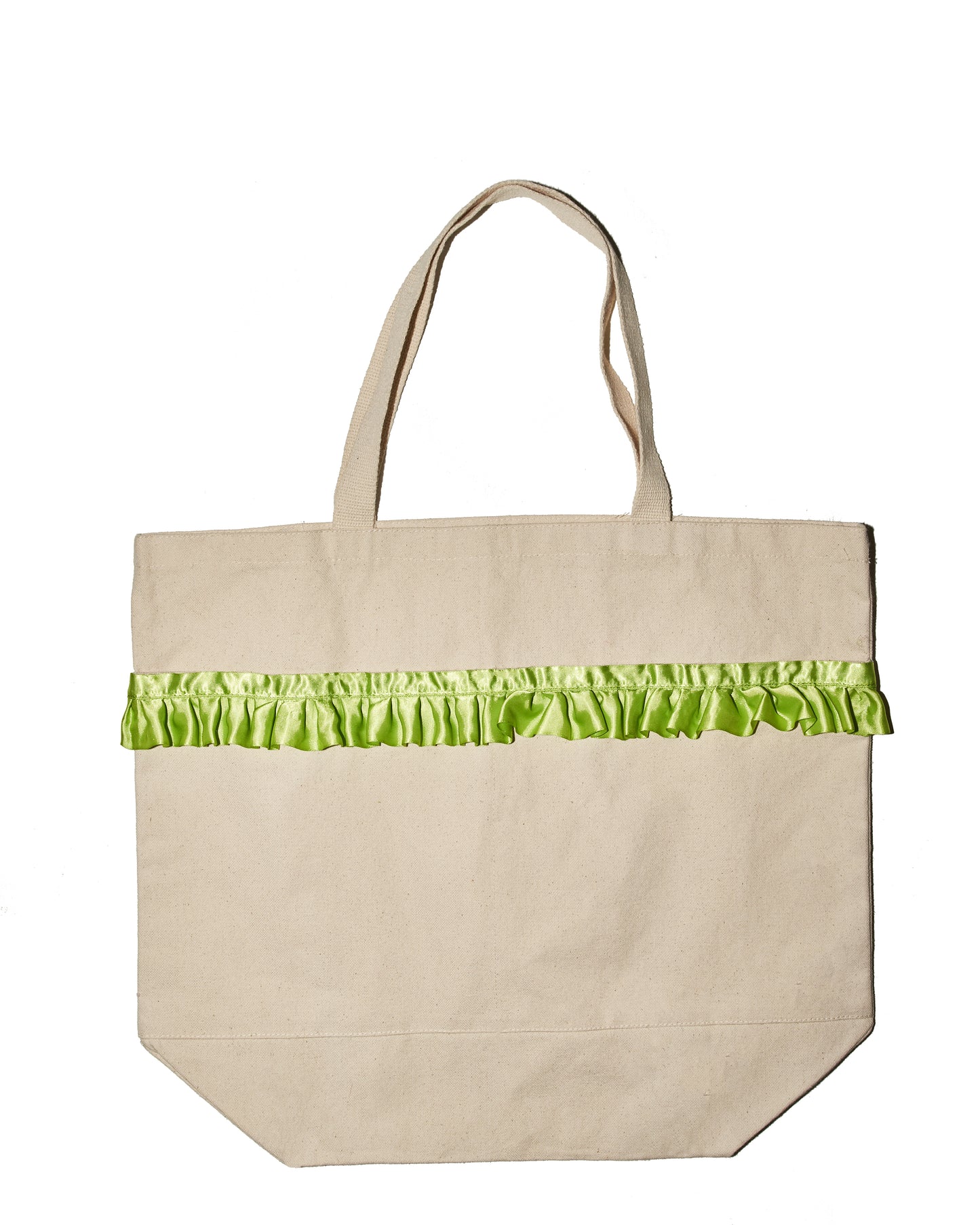 Satin Trim Tote