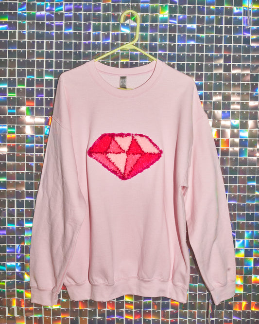 Tufted Diamond Sweatshirt