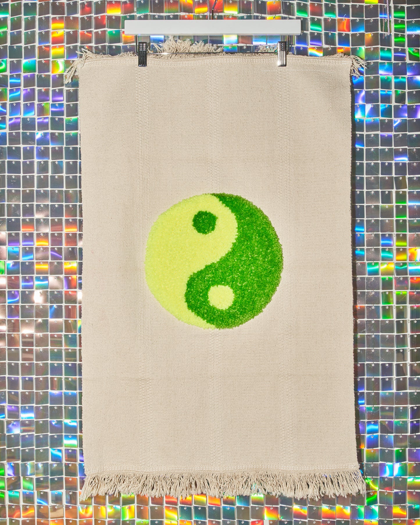 Tufted Yin-Yang Tapestry