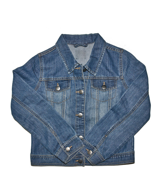 Tufted Kid's Denim Jacket