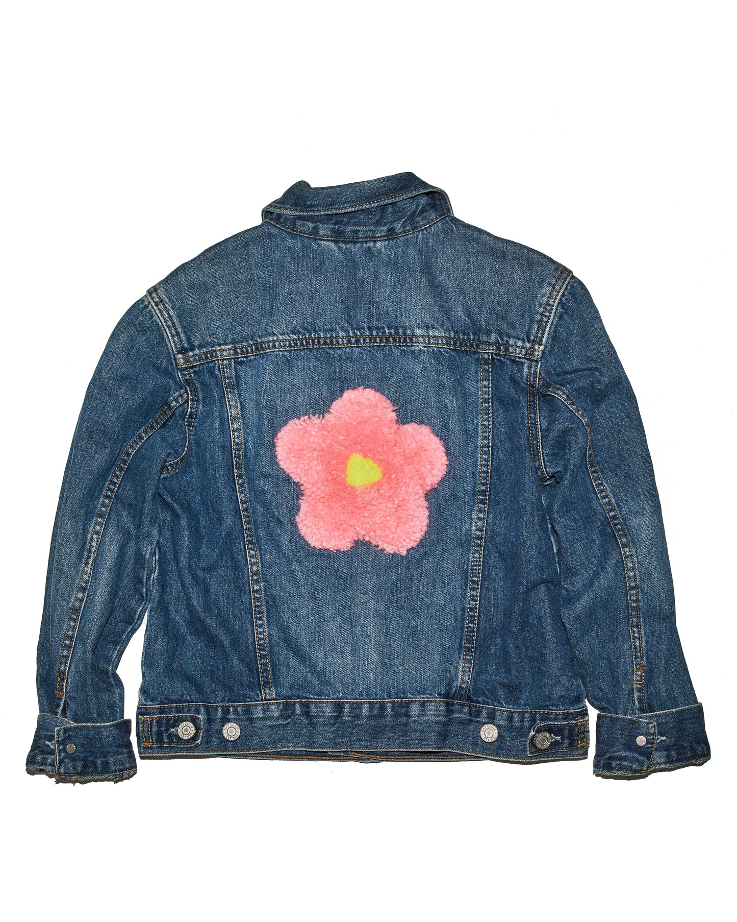 Tufted Kid's Denim Jacket