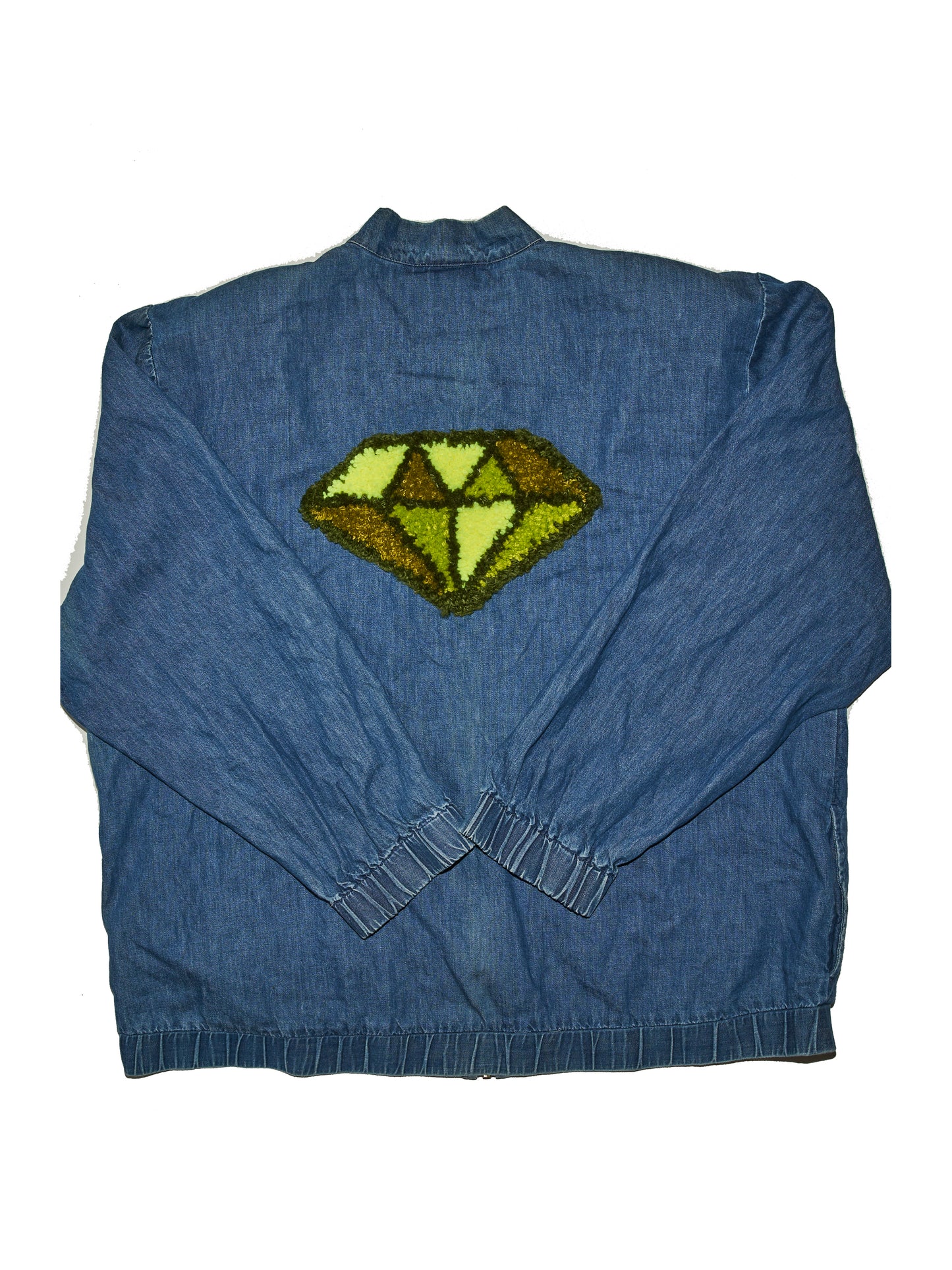 Vintage Tufted Studded Denim