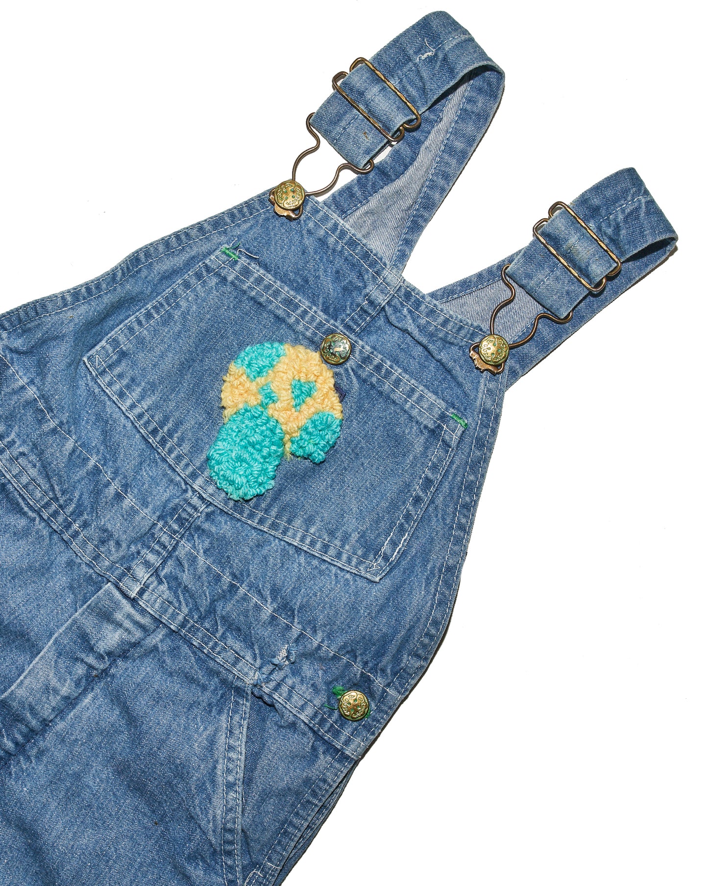 Vintage Tufted Kid's Overalls