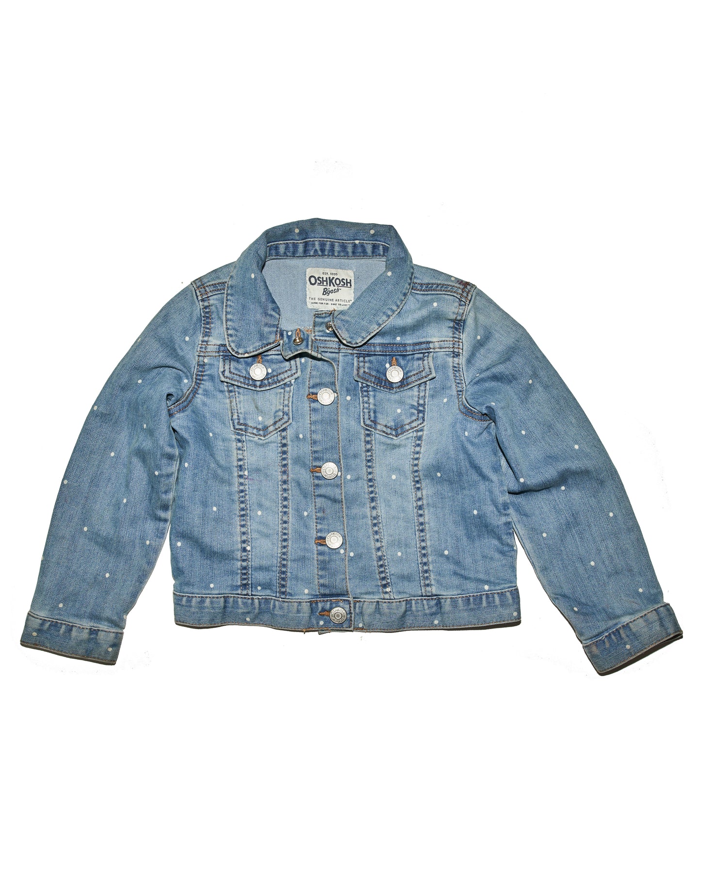 Tufted Kid's Denim Jacket