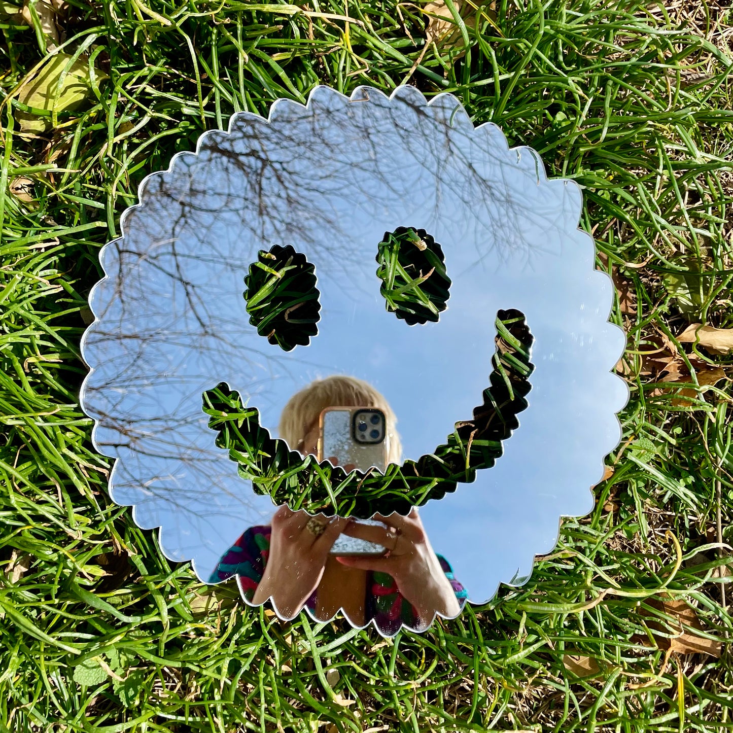 Happy Face Wall Mirror